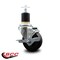 Service Caster 3.5'' Phenolic Swivel 1-7/8'' Expanding Stem Caster with Brake SCC-EX20S3514-PHS-TLB-178 - alternate 2